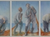 fishermen tempera (triptych)